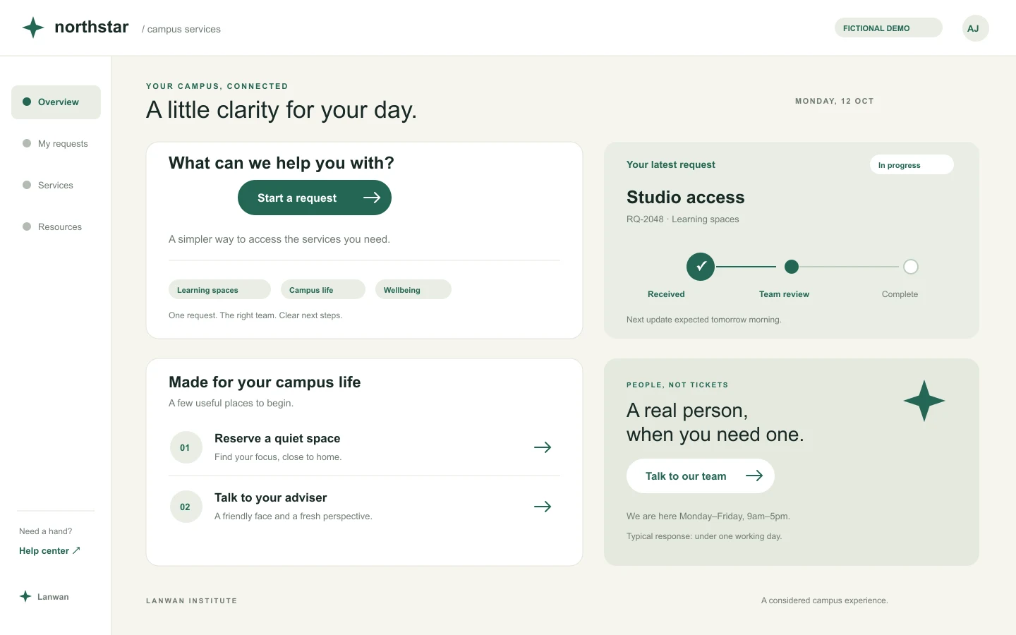 After: a fictional task-based interface